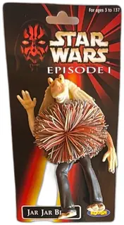 Star Wars Episode I Jar Jar Binks Koosh OddzOn Hasbro 1999 Figure MOC