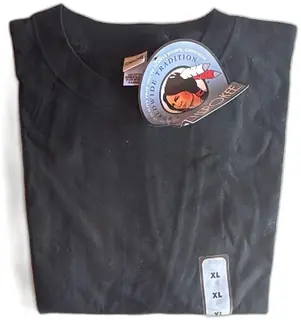 Cherokee Black T Shirt XL 100 Percent Cotton Vintage New With Tags Classic Fit