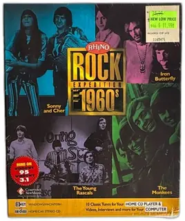 Rhino Rock Expedition The 1960s Multimedia CD-ROM Box Set Windows Macintosh 19
