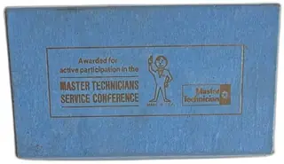 Chrysler M.T.S.C Award Micrometer Original Box Master Technicians Service Conference