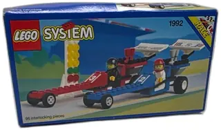 Lego System 1992 Race Dragster Set 96 Pieces Boxed Vintage 1990s