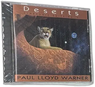 Paul Lloyd Warner Deserts Symphonic Suite No 2 CD 1992 MEVA Records Sealed
