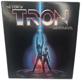 Disneyland Records The Story Of Tron 2517 Vinyl LP Dialogue Music Effects 1982