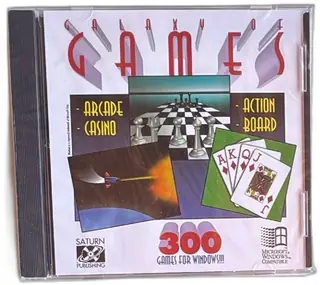Galaxy Of Games 300 PC CD-ROM Saturn Publishing Windows 95 98 Arcade Casino Sealed