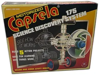 Capsela 175 Motorized Science Discovery System Vintage STEM Toy 1990
