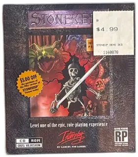 Stonekeep Demo Interactive Preview 1995 Interplay Sealed DOS Version CD-ROM RP