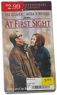 At First Sight VHS 1998 MGM Contemporary Classics Val Kilmer Mira Sorvino Seal