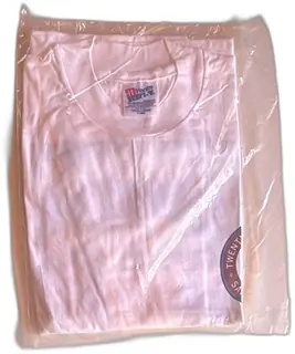 Hanes Beefy T Shirt X Large White Pre Shrunk Made In USA Vintage New Sealed