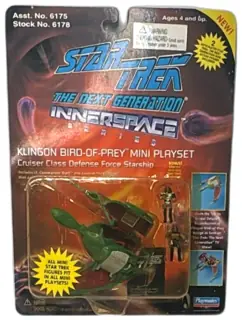 Star Trek Next Generation Innerspace Klingon Bird of Prey Mini Playset 1994
