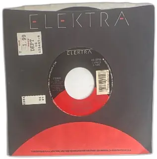 Tracy Chapman Fast Car For You Elektra 7 Inch 45 RPM Vinyl Single 1988 Black Red