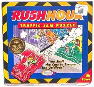 1996 Rush Hour Traffic Jam Puzzle Binary Arts Complete Vintage Mensa Select