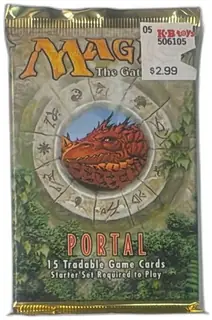 Magic The Gathering Portal Booster Pack 1997 Sealed 15 Cards Wizards MTG
