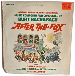 After The Fox Original 1966 Soundtrack LP Burt Bacharach United Artists Stereo