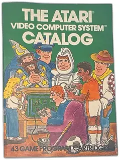 Atari Video Computer System Catalog 1981 43 Game Program Cartridge Vintage Manual