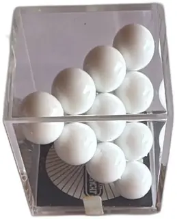 Pussycat Pyramid Puzzle Vintage White Ball Brain Teaser Germany Boxed