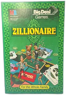 Zillionaire Board Game 1987 Milton Bradley Complete Big Deal Games Set