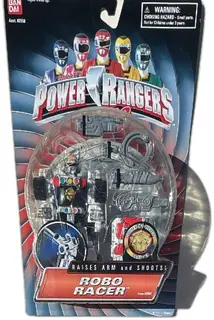 Power Rangers Turbo Robo Racer Action Figure 1997 Bandai Blue Senturion MOC