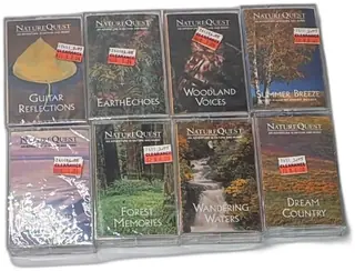 Lot NatureQuest Cassette Tapes 8 Adventure In Nature And Music Sealed NOS