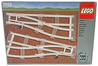 LEGO 7852 4.5V Train Switch Track Points 1980s Vintage New Sealed Box