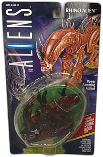 Kenner 1992 Aliens Rhino Alien Action Figure Sealed with Dark Horse Comic