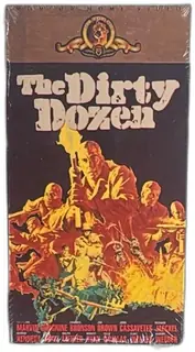 The Dirty Dozen 1988 MGM Home Video Sealed VHS Tape Vintage War Movie