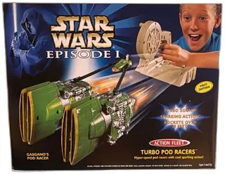 Star Wars Episode I Action Fleet Turbo Pod Racers Gasgano’s Pod Racer NIB