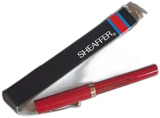 Sheaffer Red Ballpoint Pen VAX Information Architecture Made In USA With Box