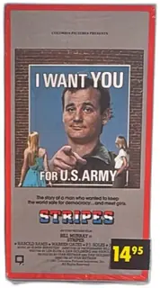 Stripes 1981 VHS Sealed Columbia TriStar Home Video Bill Murray Comedy