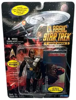 Star Trek Commander Kruge Action Figure 1995 Playmates Classic Movie Series