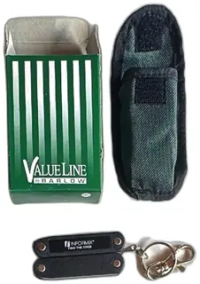 Value Line by Barlow V2202V Mini Multi-Tool with Pliers Keyring Informix Stainless Steel