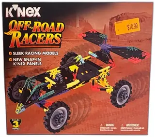 K'NEX Off-Road Racers 11019 Building Set 1998 Vintage New Sealed Box