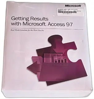 Microsoft Access 97 Getting Results Book Real World Solutions Vintage Sealed
