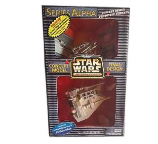 Star Wars Action Fleet Series Alpha Rebel Snowspeeder Concept Model Galoob 1997