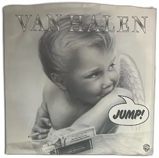 Van Halen Jump House Of Pain 7 Inch Vinyl 45 RPM Single Warner Bros 1983 Sleeve
