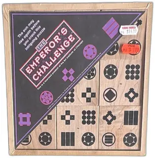 The Emperors Challenge Wooden Puzzle Game 1994 Art Institute Vintage New