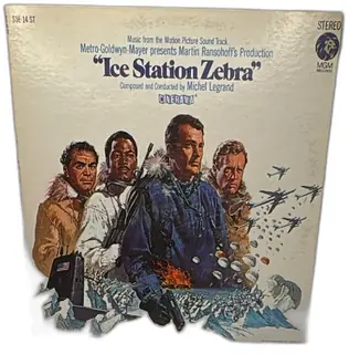 Ice Station Zebra MGM Records S1E14 1968 Soundtrack Vinyl LP Gatefold Michel Legrand