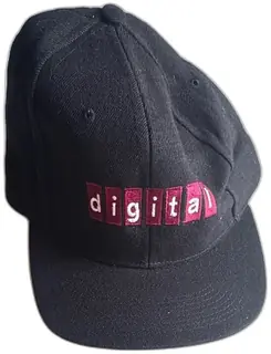 Vintage Digital Equipment Corp Black Snapback Hat Head To Toe Adjustable Unused