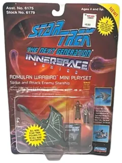 Star Trek Next Generation Innerspace Romulan Warbird Mini Playset 1994 Sealed