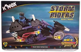 K'NEX Storm Riders 11030 Rubber Band Power 132 Piece Building Set 1998 New