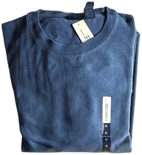 Cherokee Mens XL Blue Long Sleeve Waffle Knit Thermal Shirt Cotton New with Tags