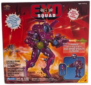 Exosquad Typhonus High Speed Stealth E Frame Action Figure Boxed 1993 Playmate