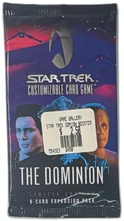 Star Trek CCG The Dominion Limited Edition Booster Pack Decipher 9 Cards