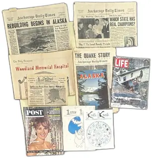 1964 Alaska Earthquake Historic Newspaper And Magazine Collection Anchorage Life Post