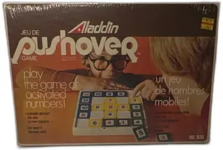 Aladdin Pushover Game No 930 Sealed Vintage Board Puzzle Canada 1970s