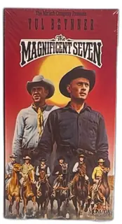 The Magnificent Seven MGM UA Home Video VHS 1991 Sealed Yul Brynner Western