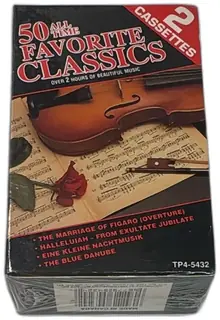 50 All Time Favorite Classics 2 Cassette Box Set Madacy Sealed Vintage