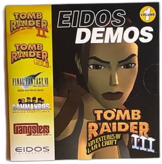 Eidos Demos Volume 1 PC Game Demo Disc Tomb Raider III Warzone 2100 Thief Final Fanta