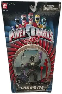 Power Rangers Turbo Chromite Figure Sealed 1996 Bandai Evil Space Alien
