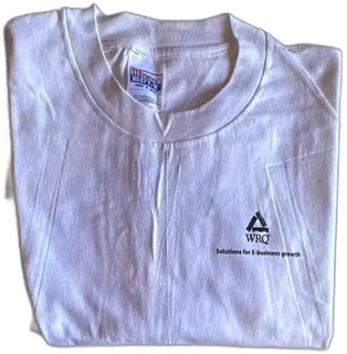 Vintage WRQ Hanes Beefy-T XL White T-Shirt Solutions For E-Business Growth Promotiona