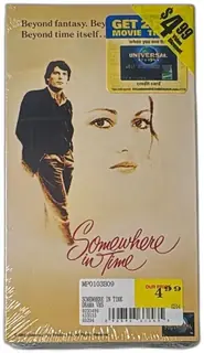 Somewhere In Time Sealed VHS 1980 Universal Studios Christopher Reeve